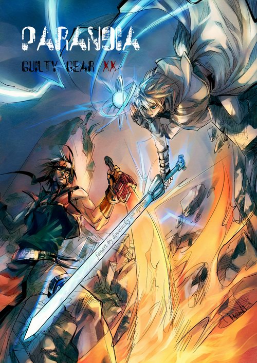 (that blondie) Ky Kiske and (that red one) Sol Badguy from game Guilty Gear ^^
