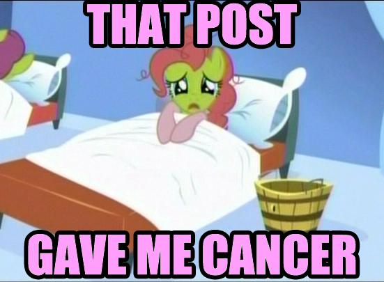 that post gave me cancer