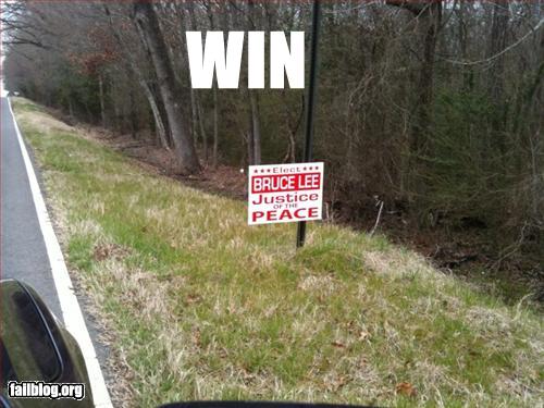 That's who I'm voting for!