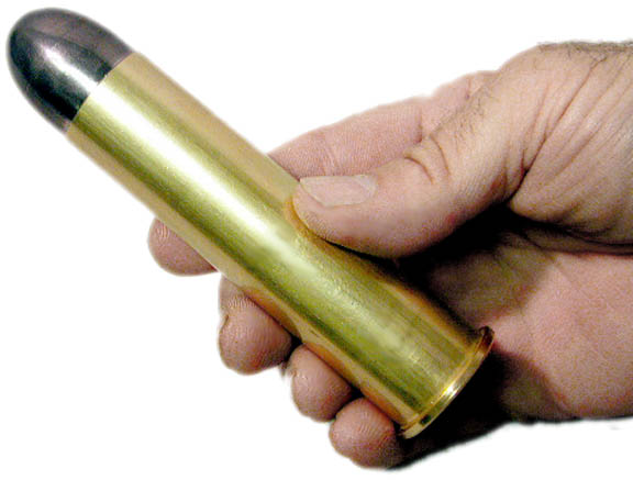 The .700 Nitro Express, a monster caliber the size of your penis. That 1200 grain bullet is the last thing I need lodged inside me. Costs some $100++