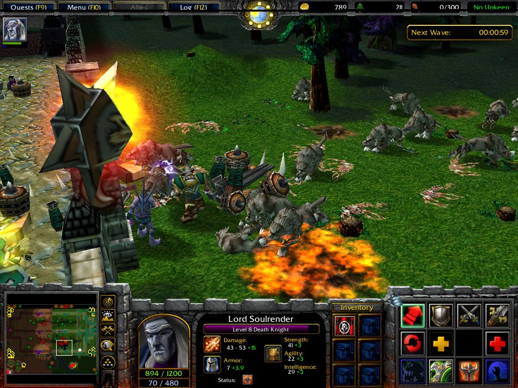 The alliance against wolf hordes
( The best screenshot / Love that catapult thing <3 )