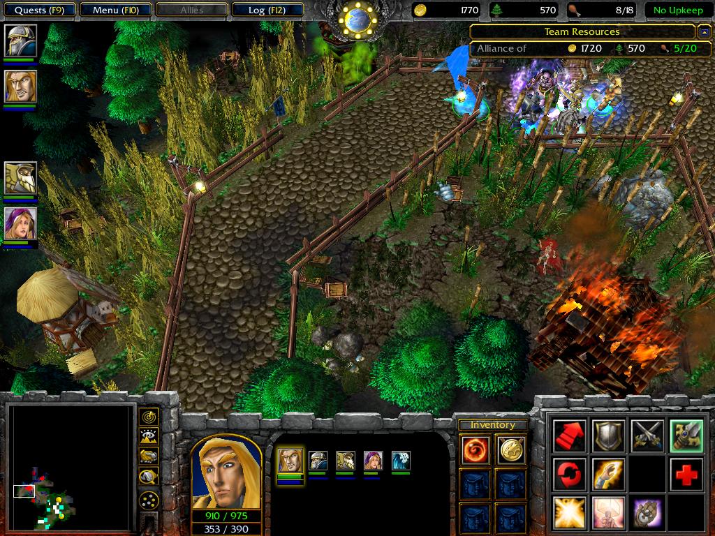 The Alliance detects one of the many farmsteads in the region that are affected with the Plague of Undeath.