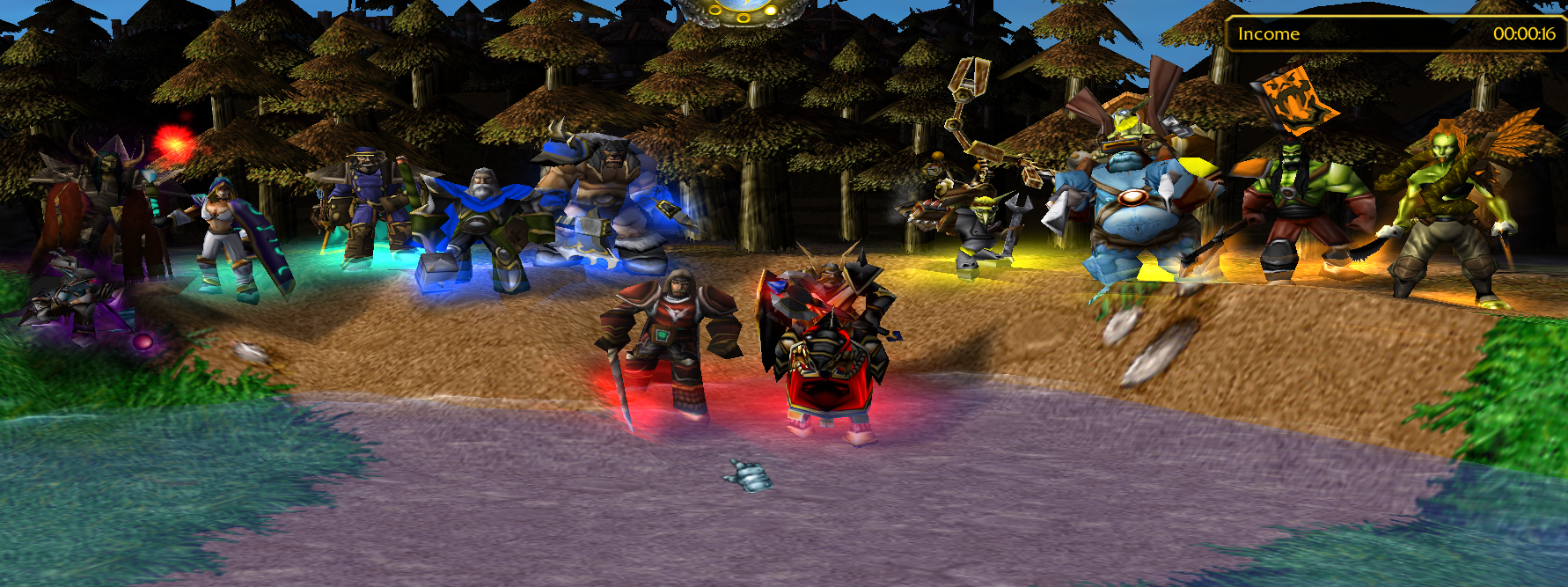 The available playable heroes of Conquest Hour.