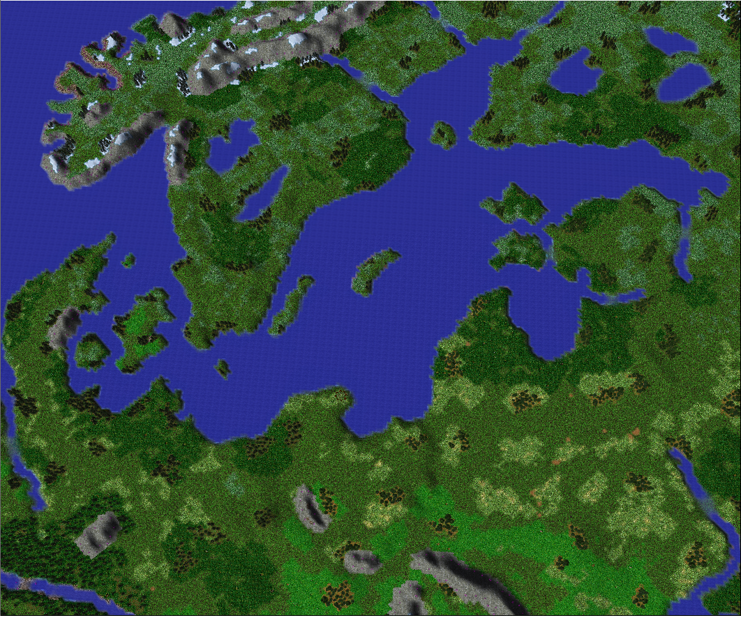 The Baltic
The Terrain I shall be using in my current project, it is all "hand" made as at that time I lacked any knowledge on how to utilise any pro