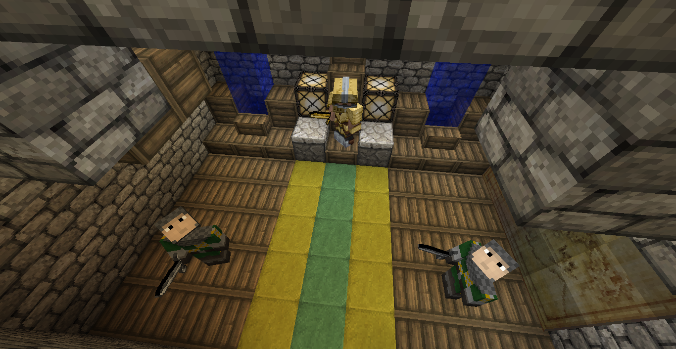 The Baron's room, including his 2 guards.