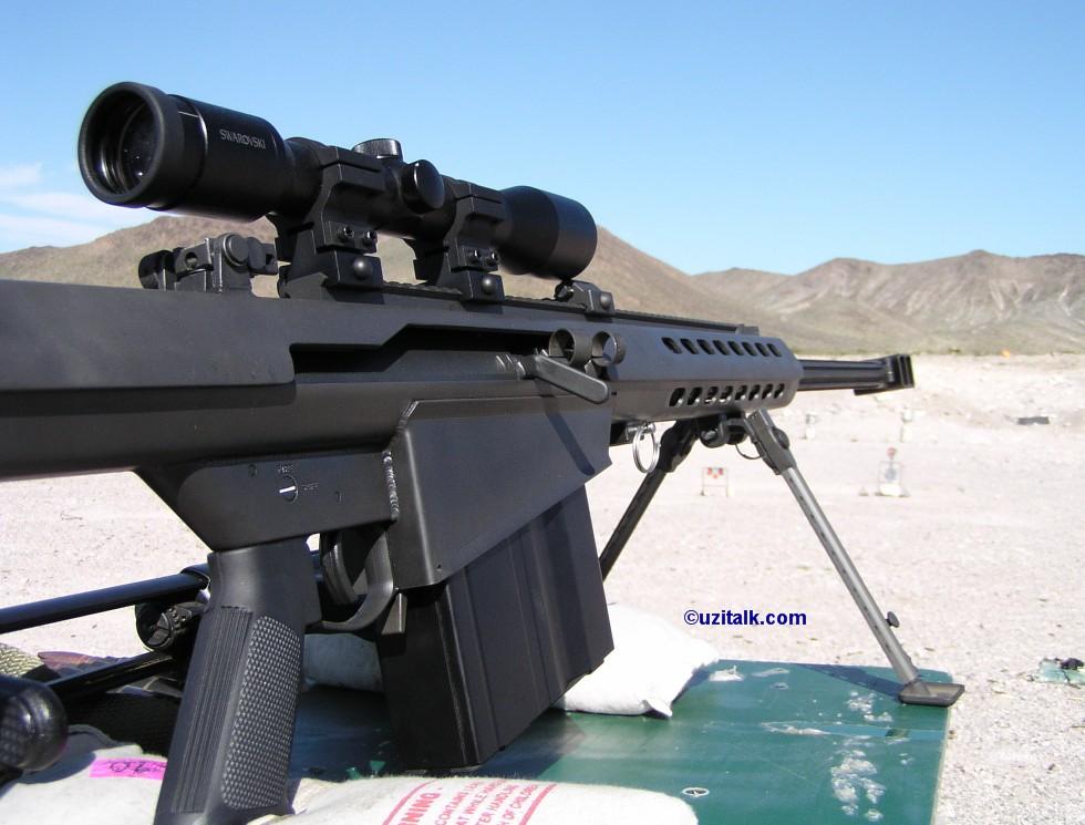 The Barrett M82A1, a .50 cal automatic sniper rifle