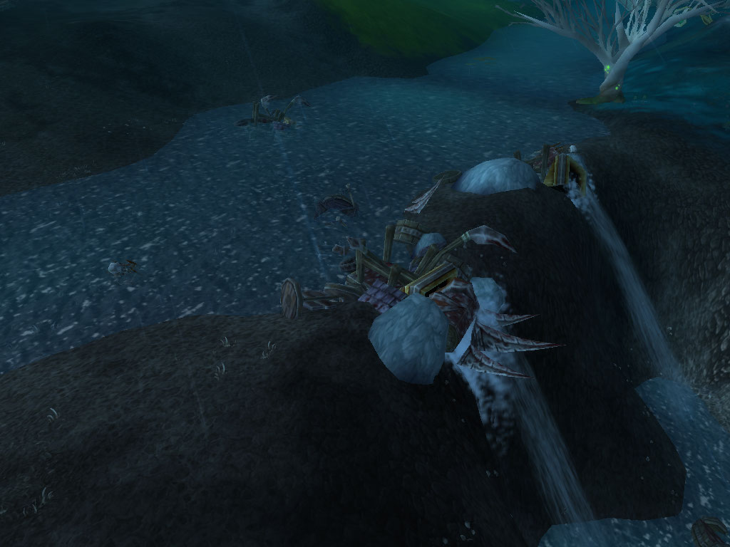 The battle of Silvermoon left a giant path through the environment, undead gather up this path called the Dead Scar, these meat wagons were from the b