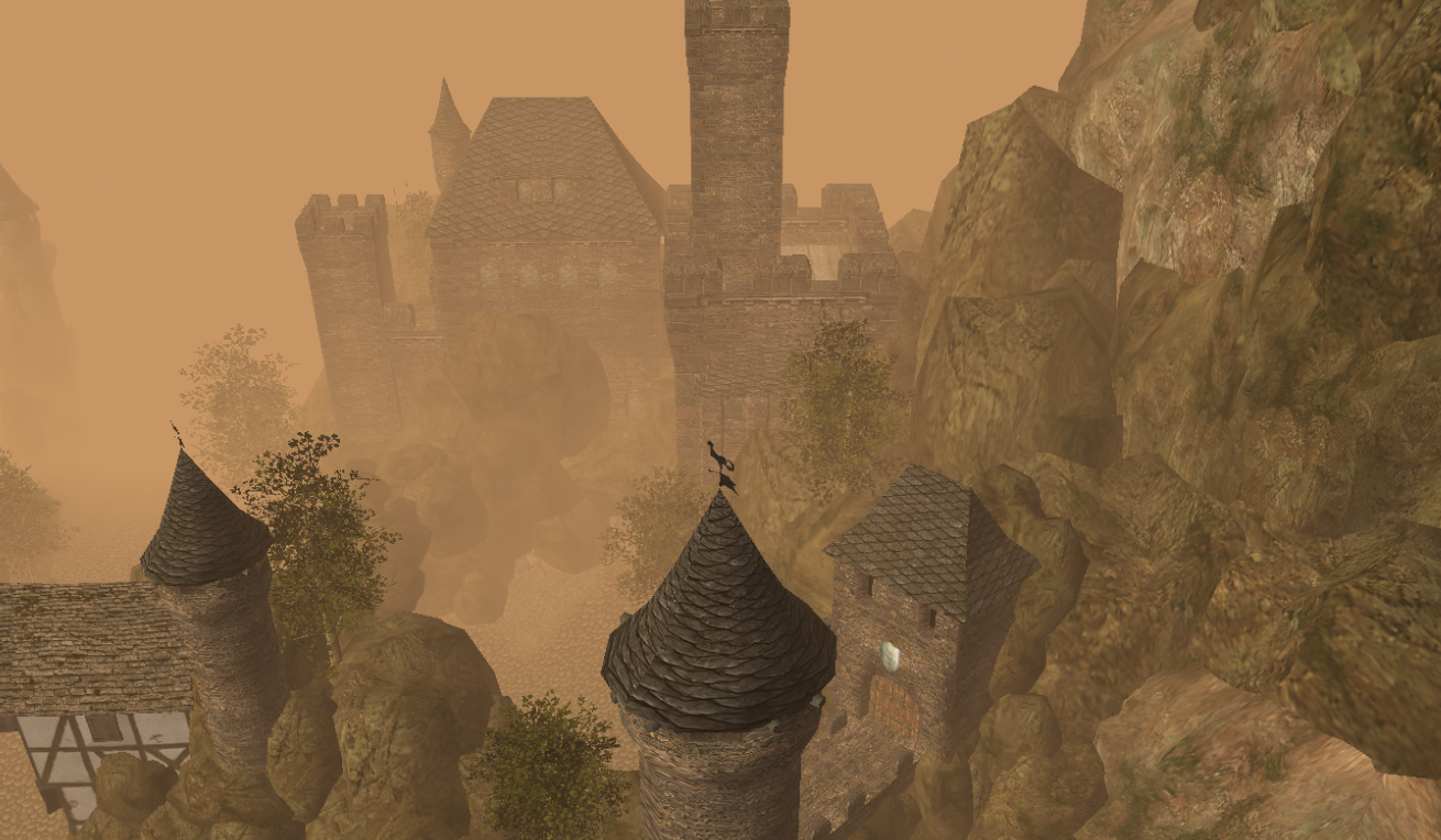 The city was truly set into the mountains themselves
