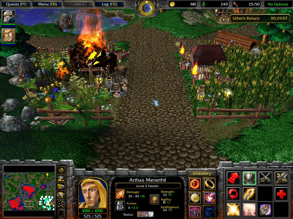 The corrupted and not corrupted farmsteads on the outlying parts of Hearthglen.
