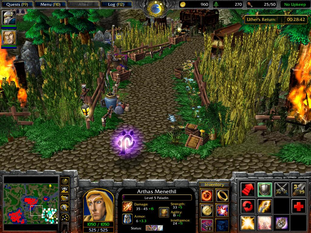The corrupted and not corrupted farmsteads on the outlying parts of Hearthglen.
