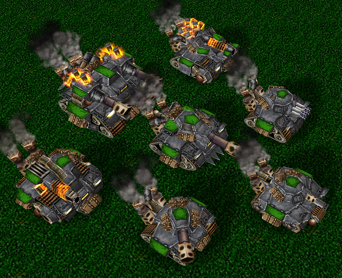 The current line up of the Iron Empires mechanized divisions. Missing are two vehicles that I have not made a full concept for.

Units are (from fro
