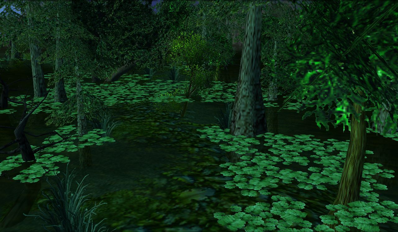The deep swamp black morass.