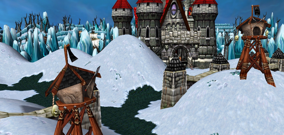 The defenses of Daggercap Bay increased amazingly fast. With walls and towers being constructed at any open area Yogg-Saron could attack from.