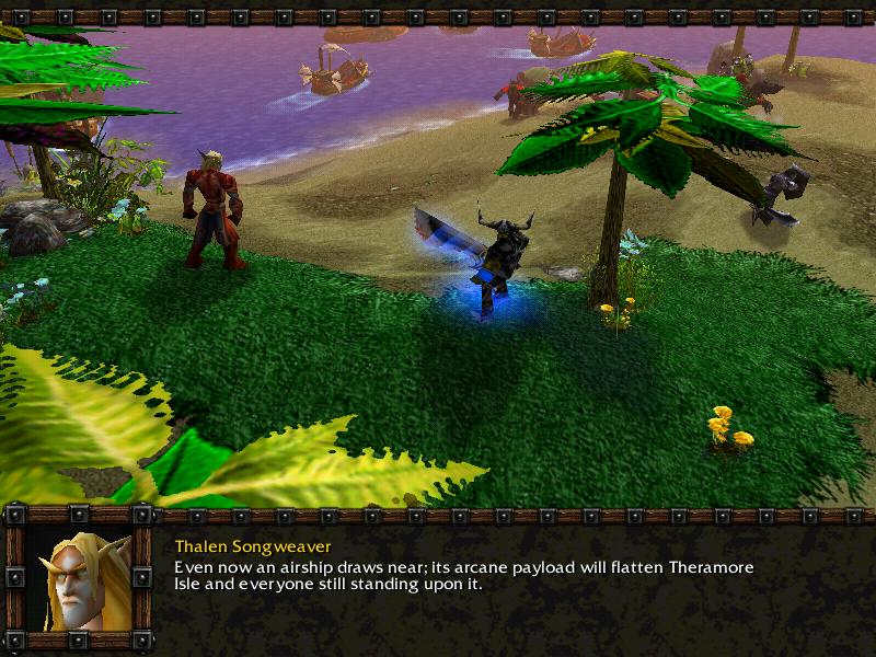 The elf at the ending cinematic telling the true nature of the Horde's plan!