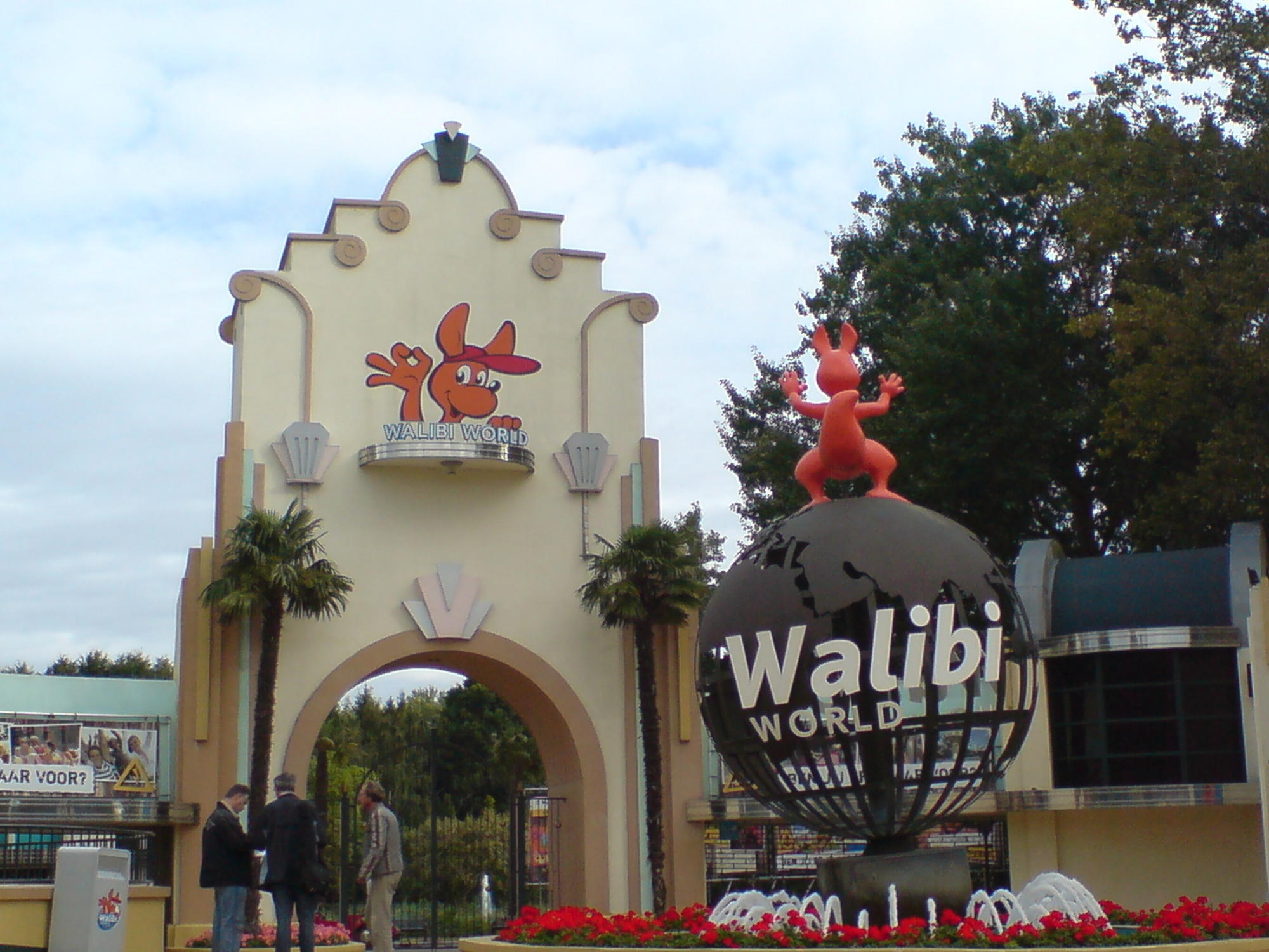 The entry of Walibi World.