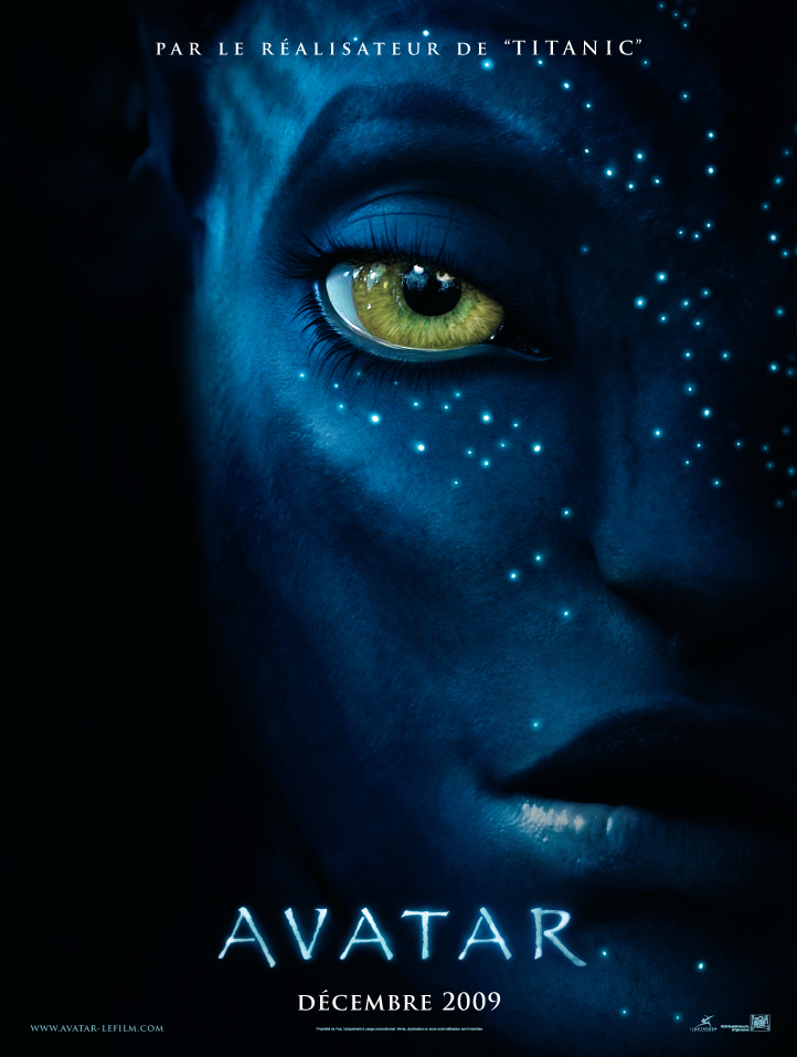 The face of an Avatar (or Na'vi, not sure)