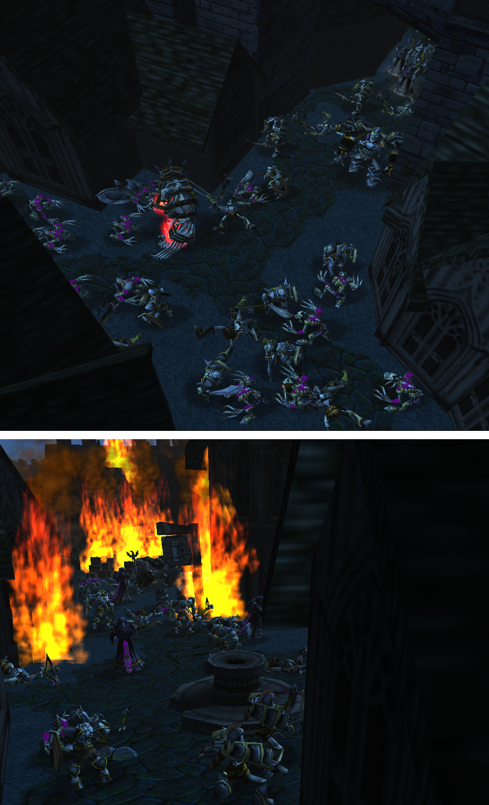 The fall of terenas Harbor

and so it was done... the Fallen army breached the final gate towards the harbor itself, panic quickly spread... screams