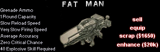 The Fat Man from Fallout3.
This was made as a joke weapon for Dead Frontier, a free online game.