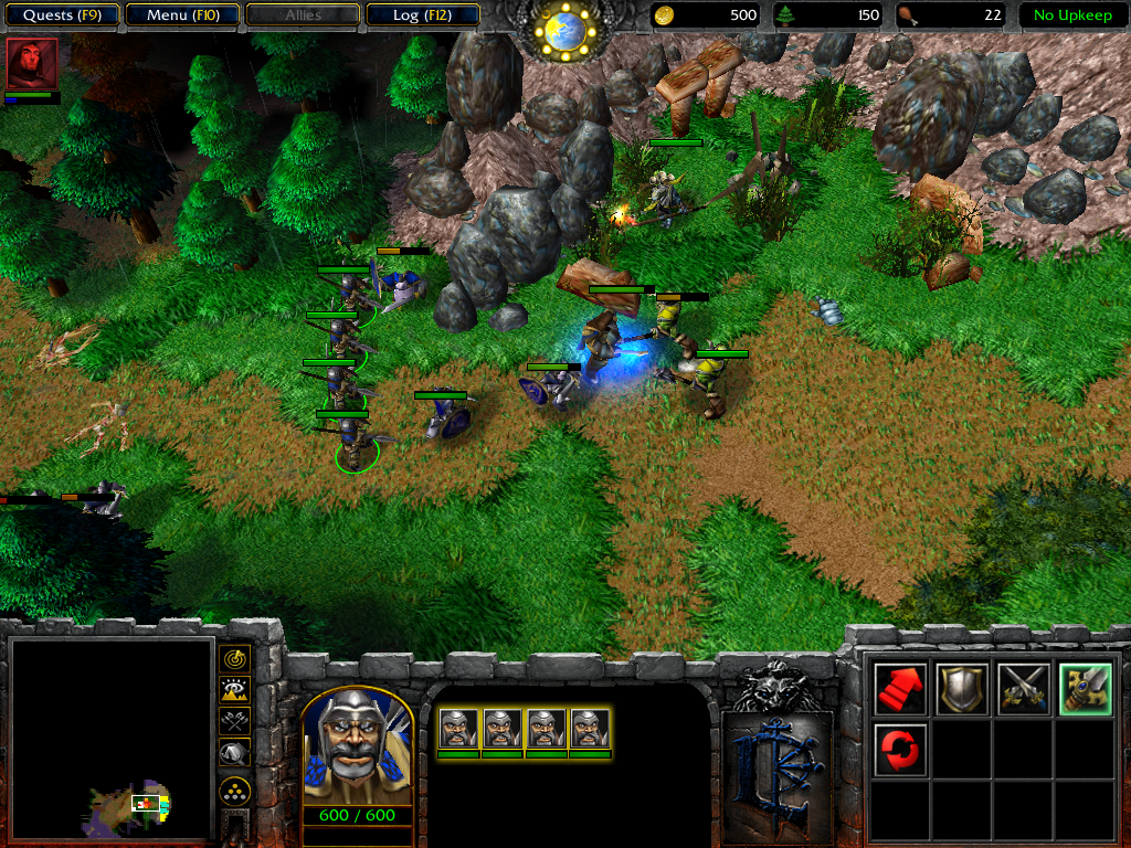The first mission has a simple premise: fight and destroy the Horde forces...