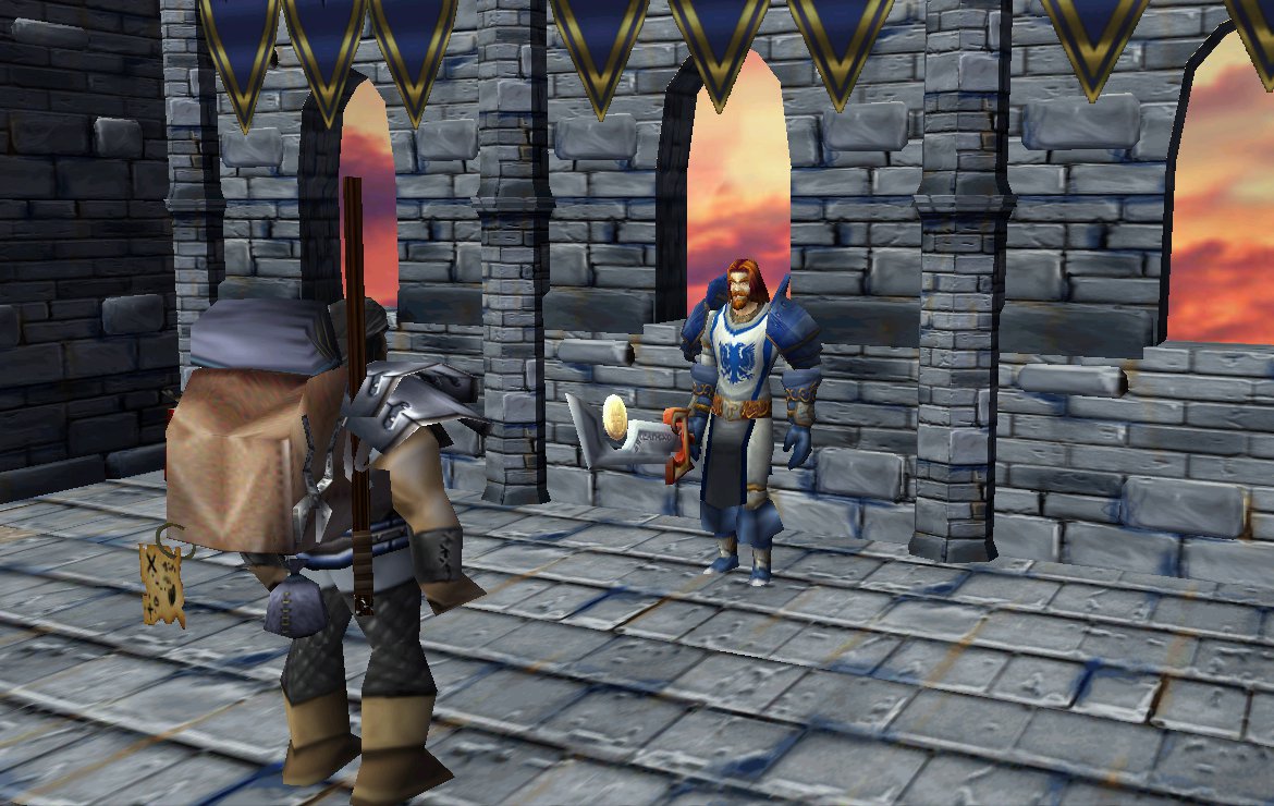 "The future within the horizon"

In the days that I was watching over Falmir from the keep and keeping the king's chamber secured, I was looking at