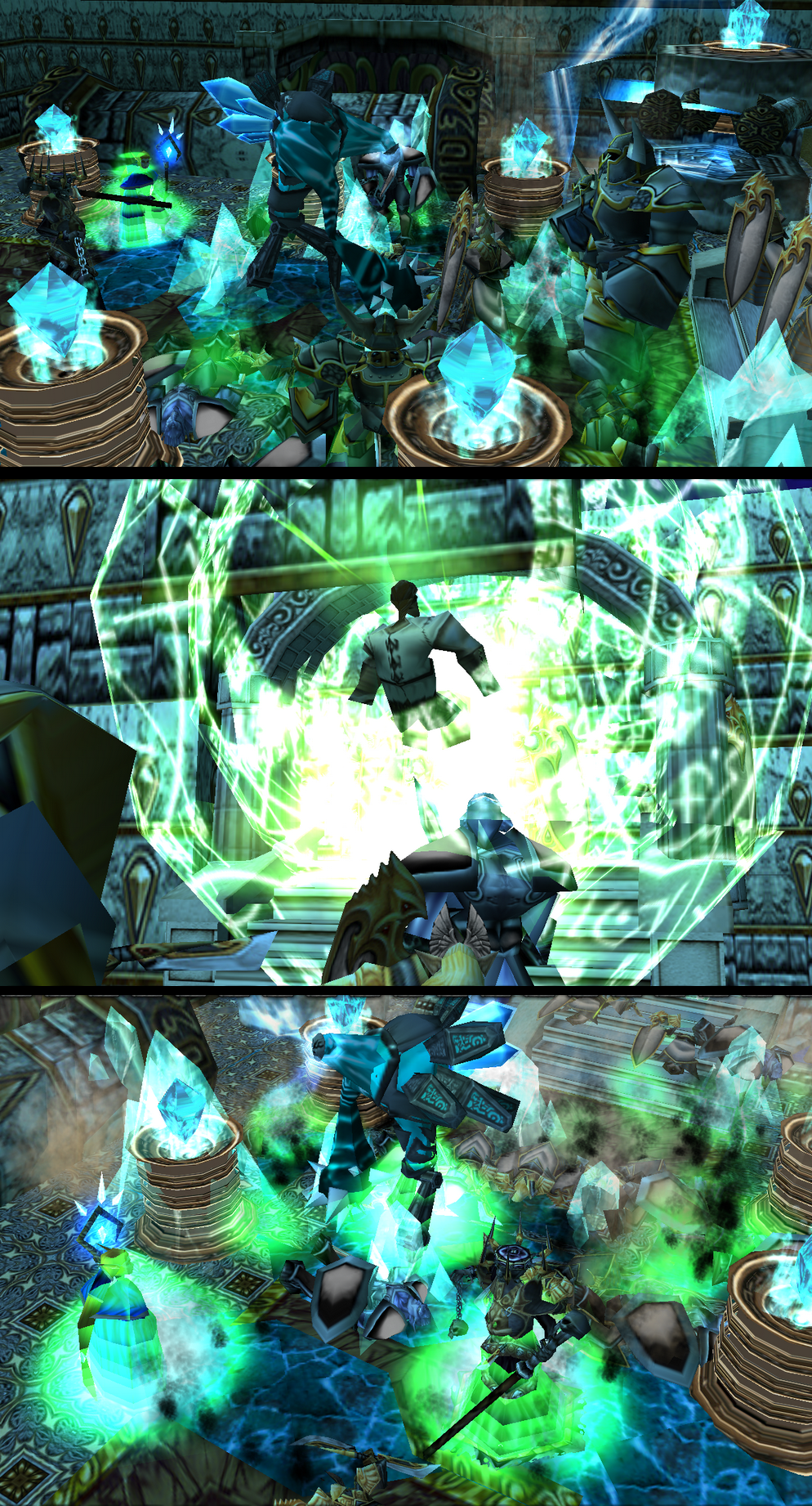 "The getaway"

When we last left Ice and Makral they were hold back Spire Guards. Ice and Decay swept across guards slowing them and making them wea