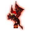 The Gift dragon, like a stork - just with good presents.