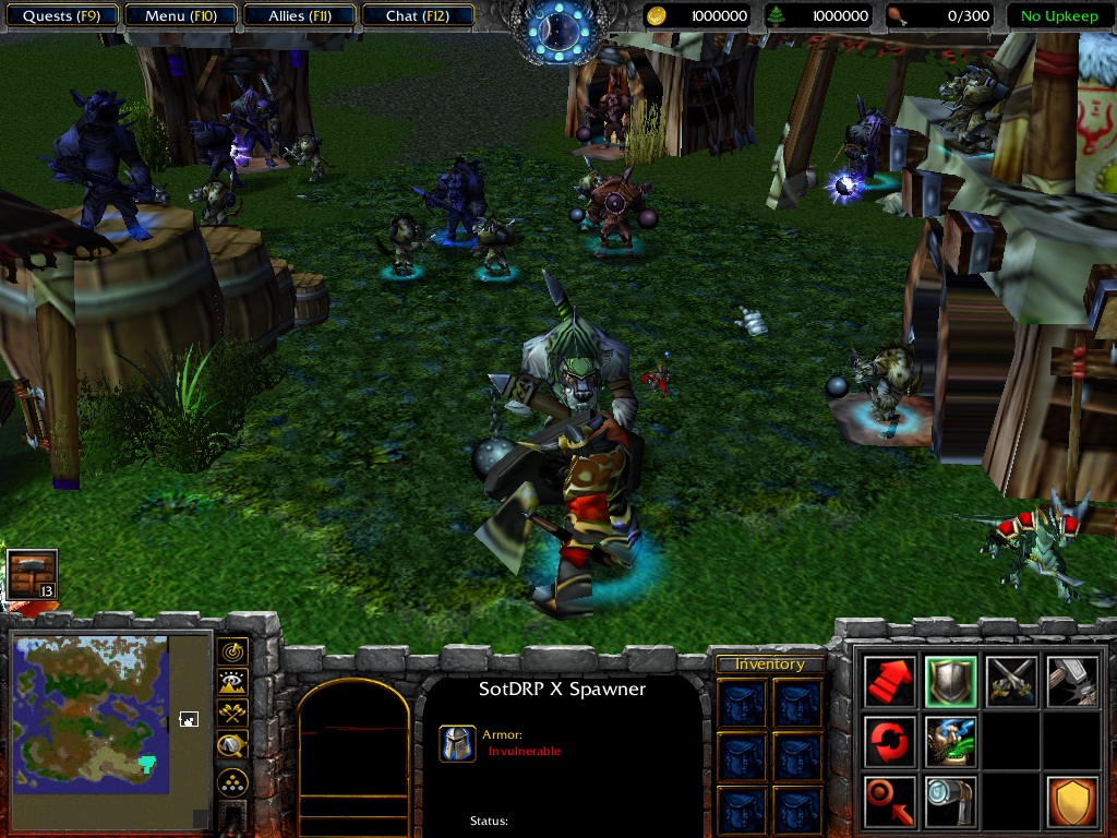The Gnolls have joined the Horde, An Orc veteran training with a Gnoll Captain.