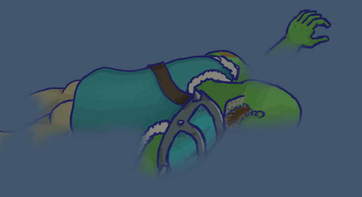 The good ol' bro floating :'(