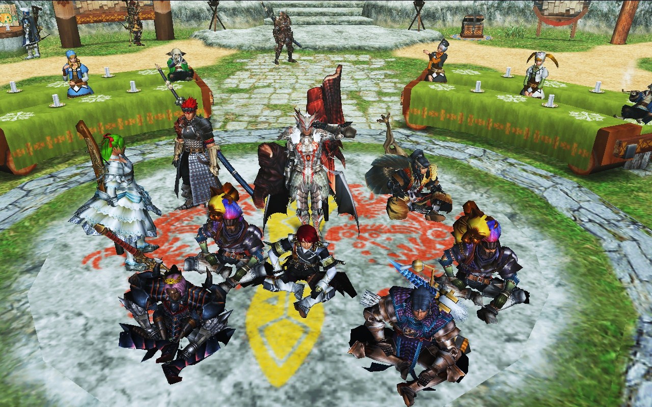 The Guild & it's members... 
*i'm in the middle with the white armor saluting*