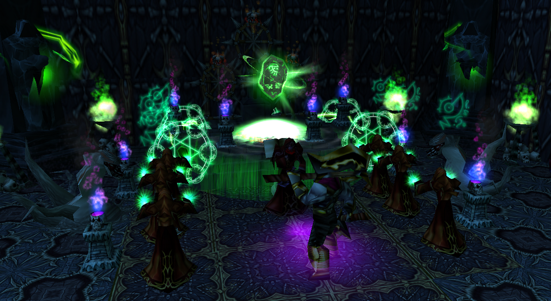 "The hour of redemption approaches"

Chanting:Ph'nglui mglw'nafh Khaloth N'gah wgah'nagl fhtagn.
Chanting:Ph'nglui mglw'nafh Khaloth N'gah wgah'nag