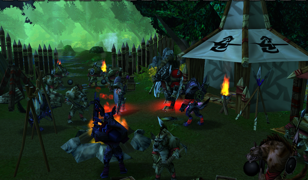 "The humble beginnings" 

On the world Elysea newcomers have arrived. From the distant world came the brave tribes of the Gnolls. 

Gnarl Bloodhow