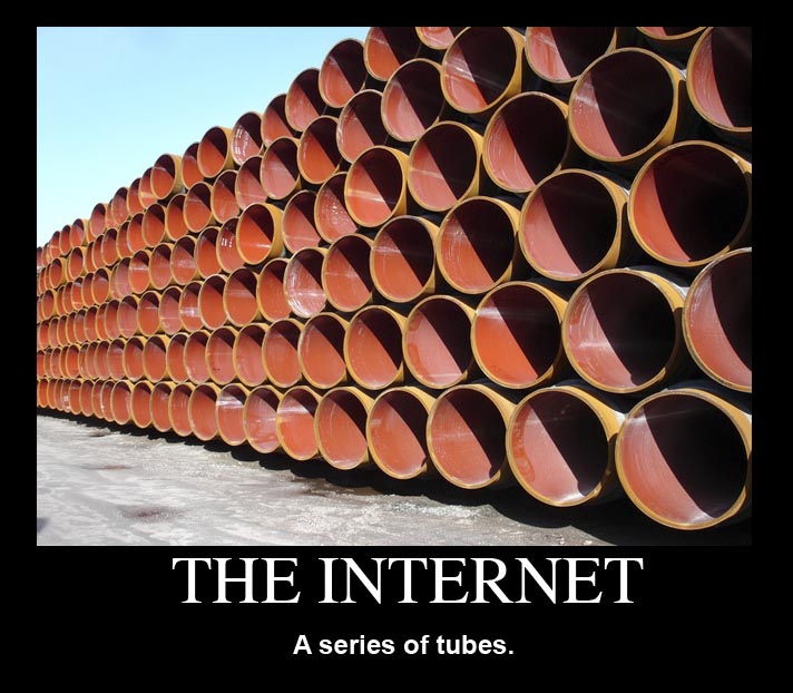 the internet a series of tubes