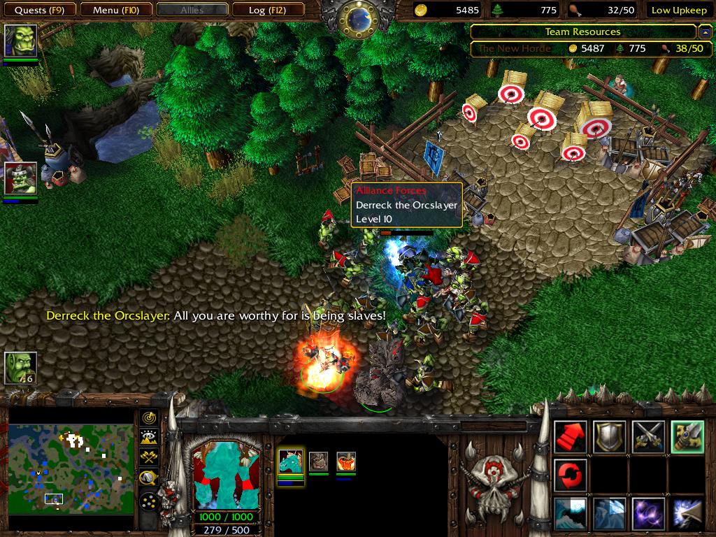 The Invasion of Soutshore's other half and the practicing area where I lured Derreck the Orcslayer. :D

ABOUT DERRECK:
Derreck the Orcslayer is a e