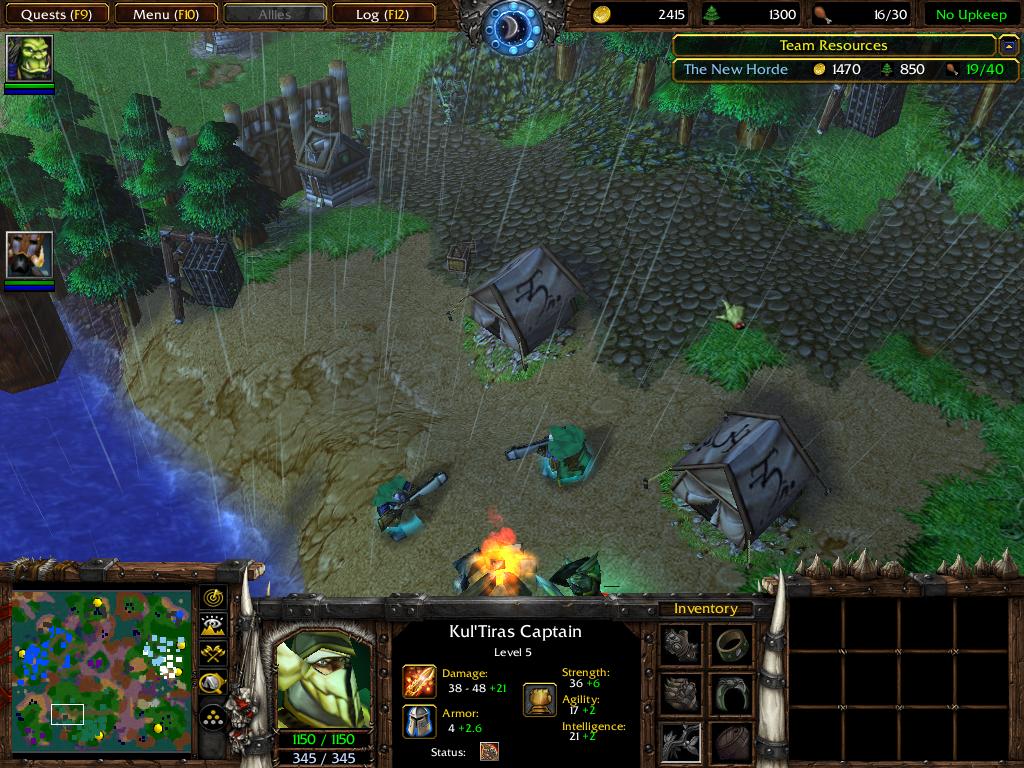 The Kul'Tiras Navy have been heavily upgraded. Their units have new models resembling the Navy and buildings. If you look closely, you can also enjoy