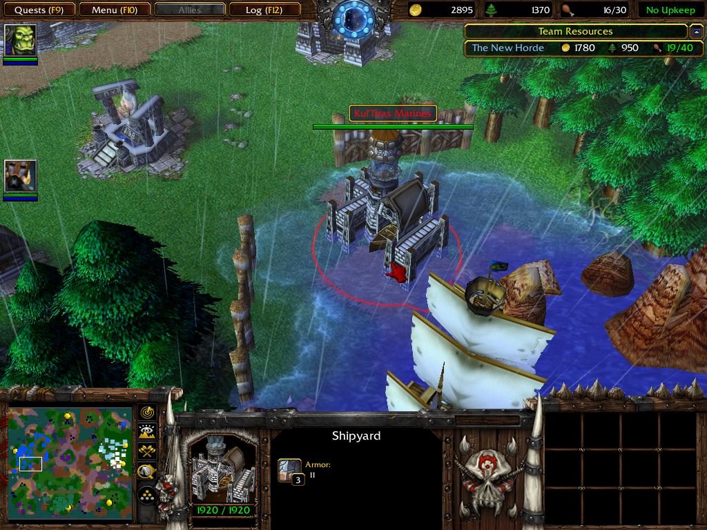 The Kul'Tiras Navy have been heavily upgraded. Their units have new models resembling the Navy and buildings. If you look closely, you can also enjoy
