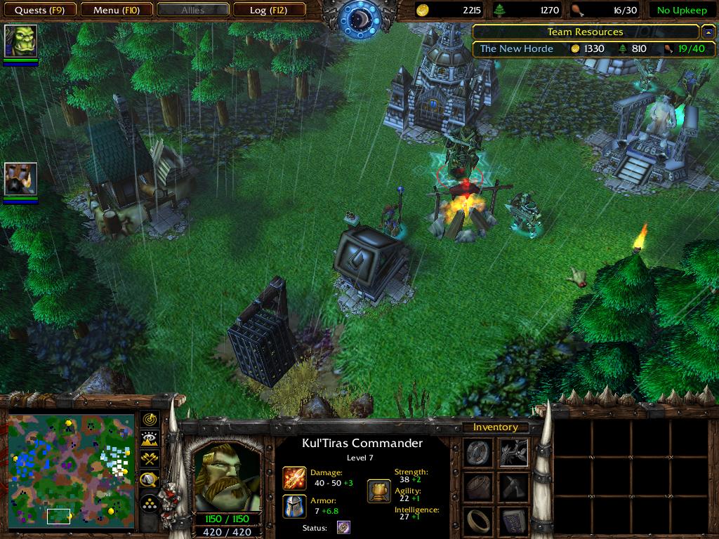 The Kul'Tiras Navy have been heavily upgraded. Their units have new models resembling the Navy and buildings.