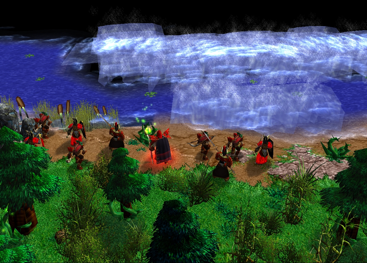 The Legion_King nearly used all of his powers to renew the lands of Netherstorm, nearly 60% of the lands and ground are renewed, the roots are growing