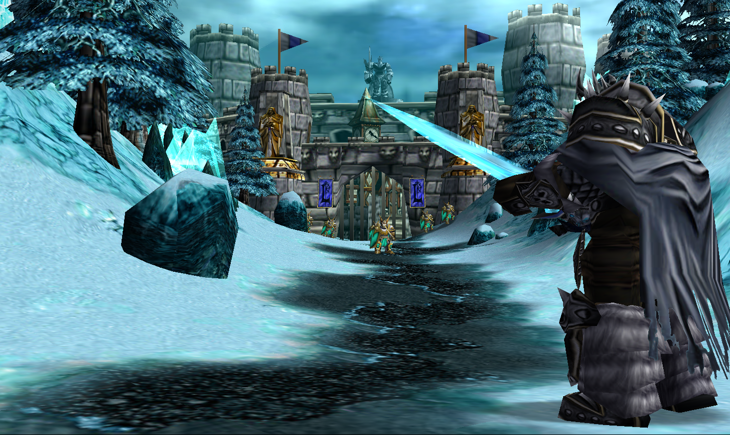 The Lich King's Assault

 - Third version with vegetation and a small town.