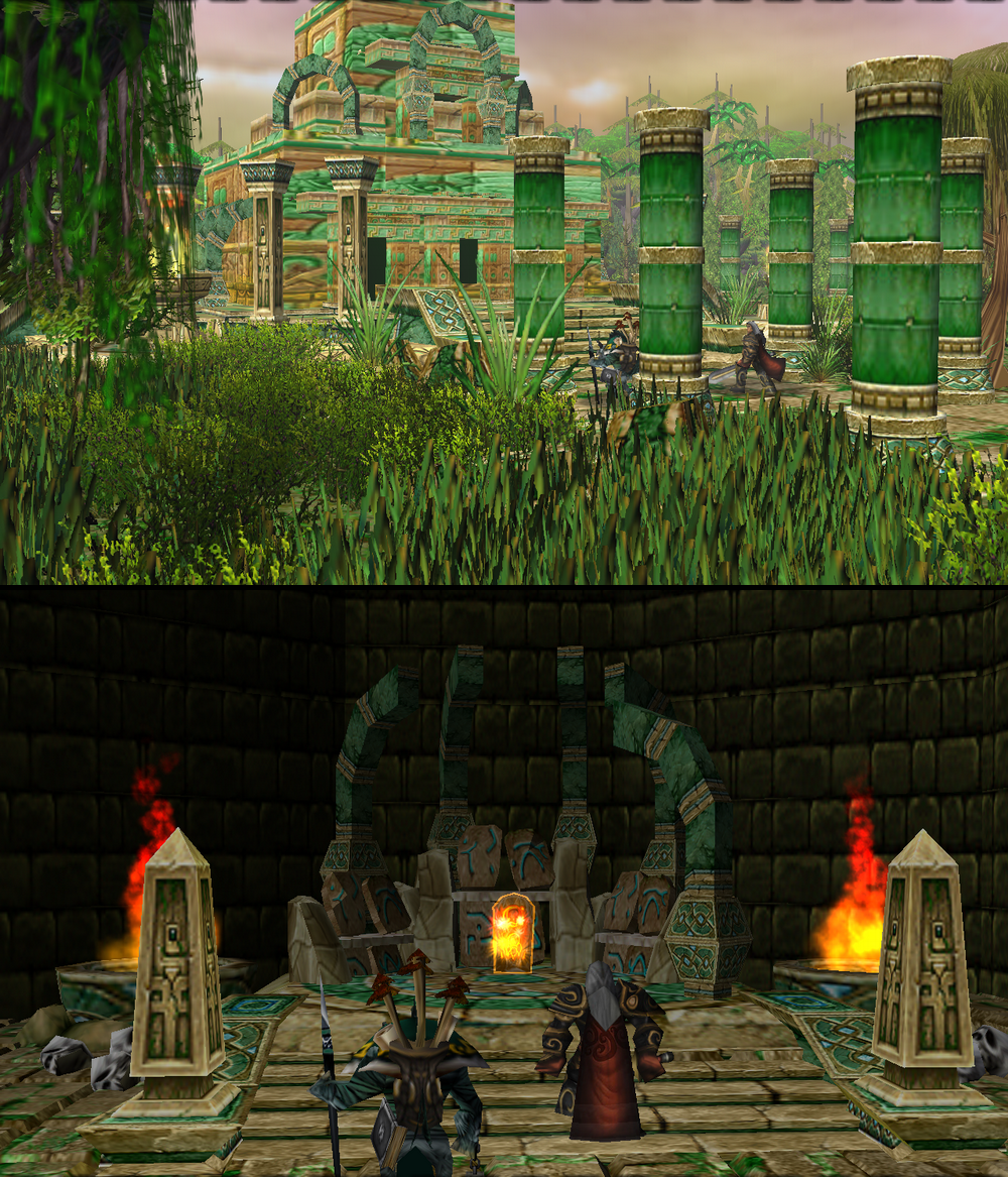 "The Lost Temple of Dreamers"

Seer Krzark'an: Behold human. You are the first of your kind to see the Temple. 
Darius Lanster: So far you held you