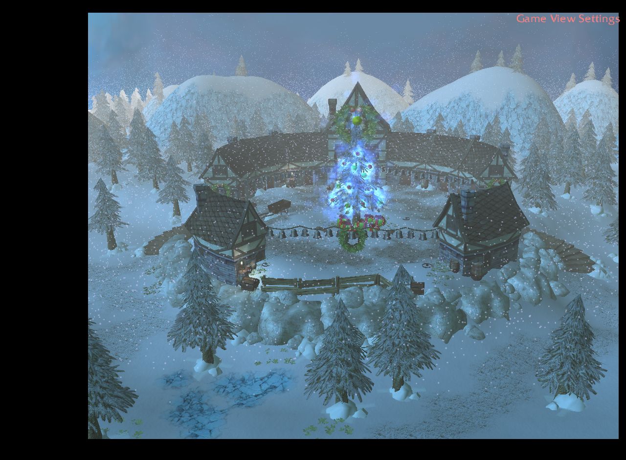 The Magic of Christmas - Santa's Workshop built around the magical northern pine tree.