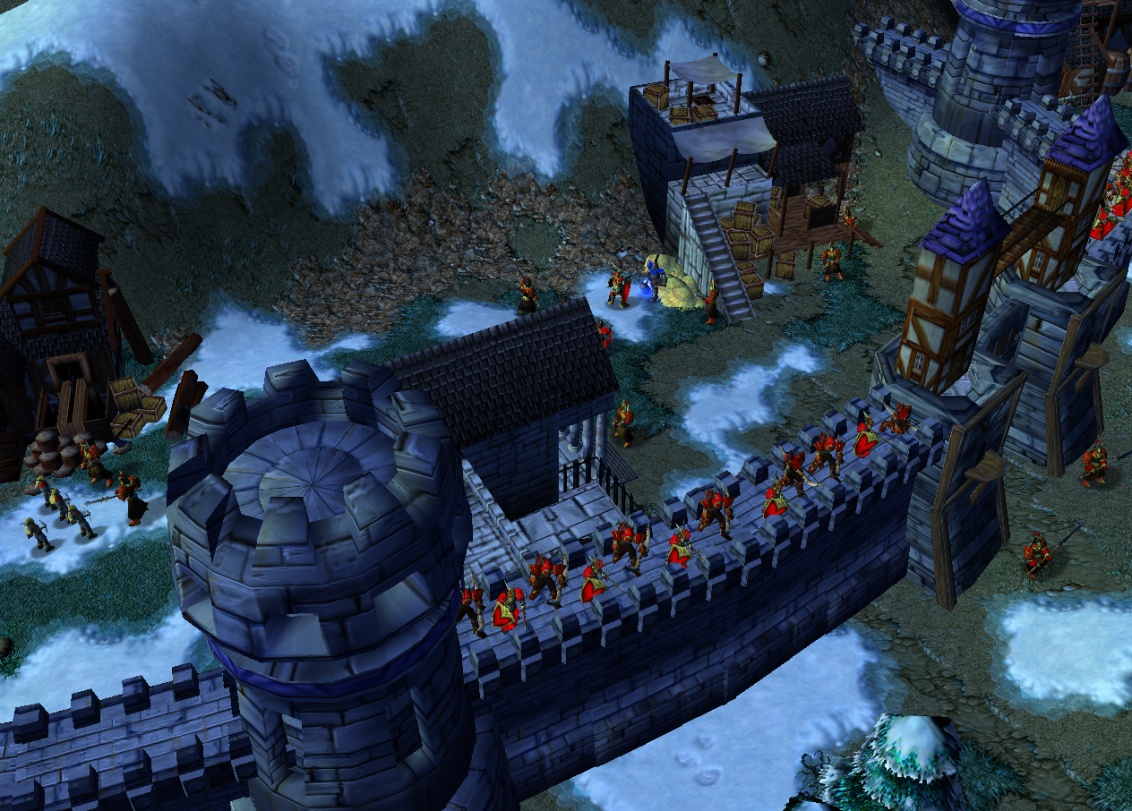 The men went inside the Outpost, they destroyed the frozen humans and melted the ice, the went on the walls to keep an eye out for any foes.

As the