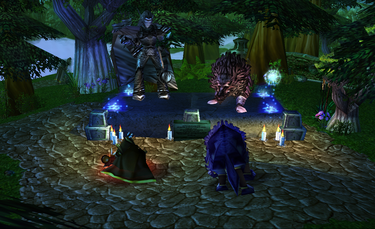 The Monument has been completed, the magical energies it had been imbued with have caused flora of many kinds to sprout all around the area. On the ce