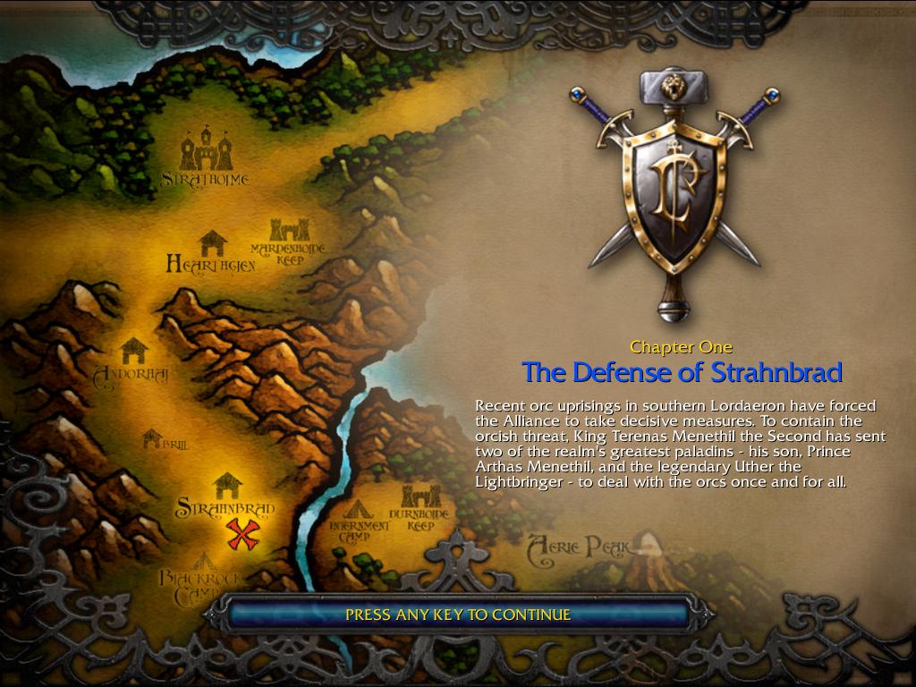 The new loading screen with the blue color of the Human Campaign.
