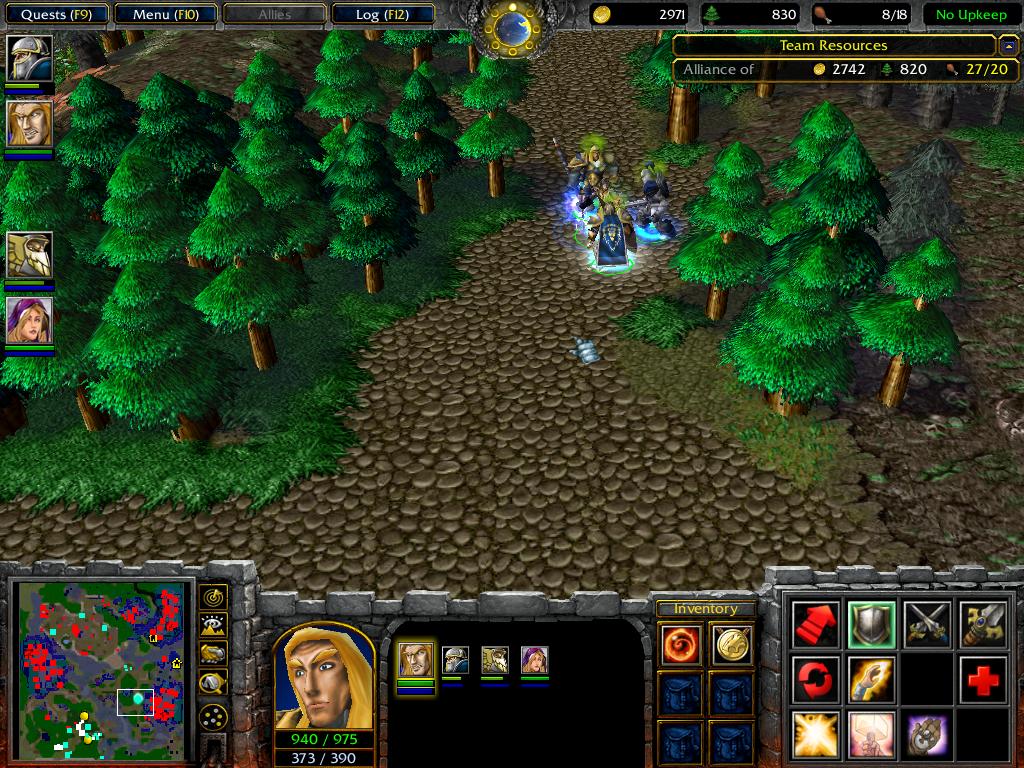 The new road leading to one of the Undead Scourge's base, along with the Plagued Farmsteads.