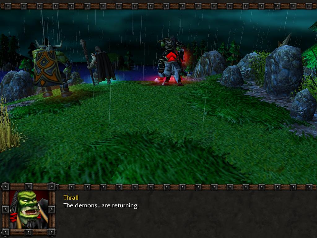 The new terrain of Exodus' first chapter, along with characters. Nazgrel has been updated and units added. Thrall's wolf has been changed and the New