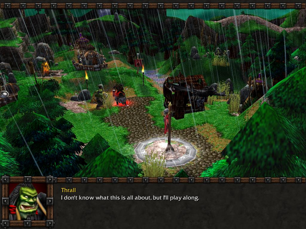 The new terrain of Exodus' first chapter, along with characters. Nazgrel has been updated and units added. Thrall's wolf has been changed.