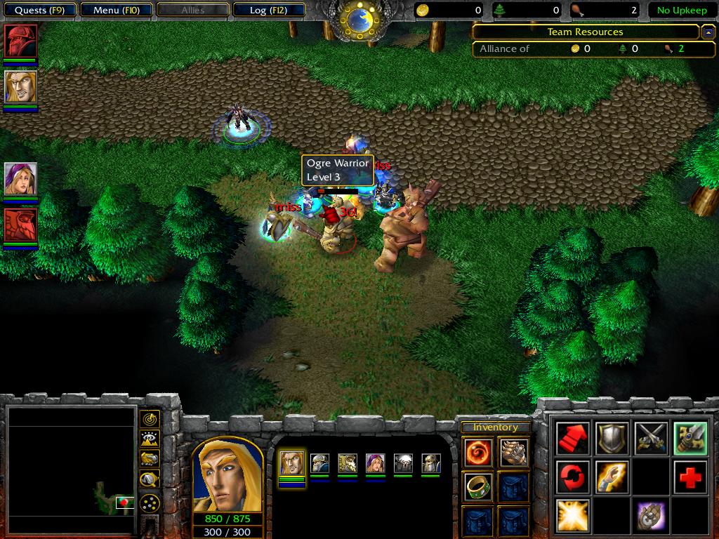 The Ogres nearby that pose a great threat to any who travel on the road and who once attacked Jaina Proudmoore during the beginning.

Note: The New
