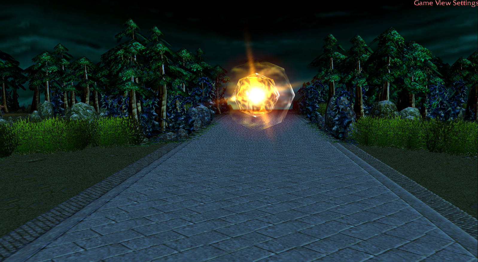 The Orb of Devestation and its lane towards both Crystal of Power.