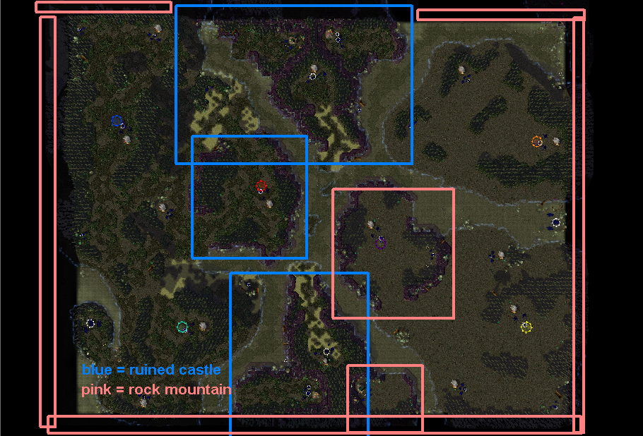 The original map is based from Enakro's Way(Blizzard Entertainment) and revamping it into a ruin battleground.