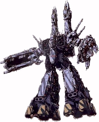 The original SDF-1 Macross in its humanoid form.
